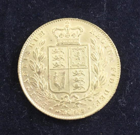 A Victoria gold sovereign, 1844,